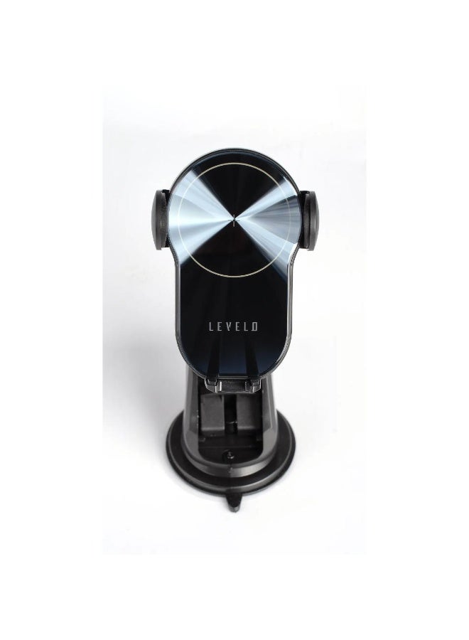 ليفيلو شاحن سيارة لاسلكي Levelo Lavaux بقدرة 15 واط مع خاصية التحرير بلمسة واحدة للهواتف التي يتراوح حجم شاشتها بين 4.7 و 7.2 بوصة. - Image 2